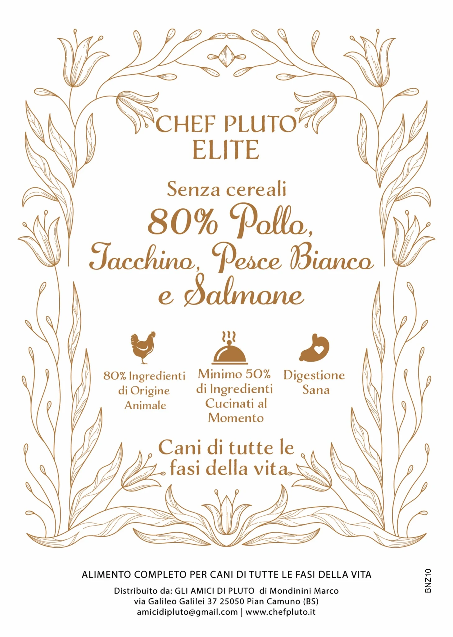 Chef Pluto Elite Pollo, Tacchino, Pesce Bianco e Salmone