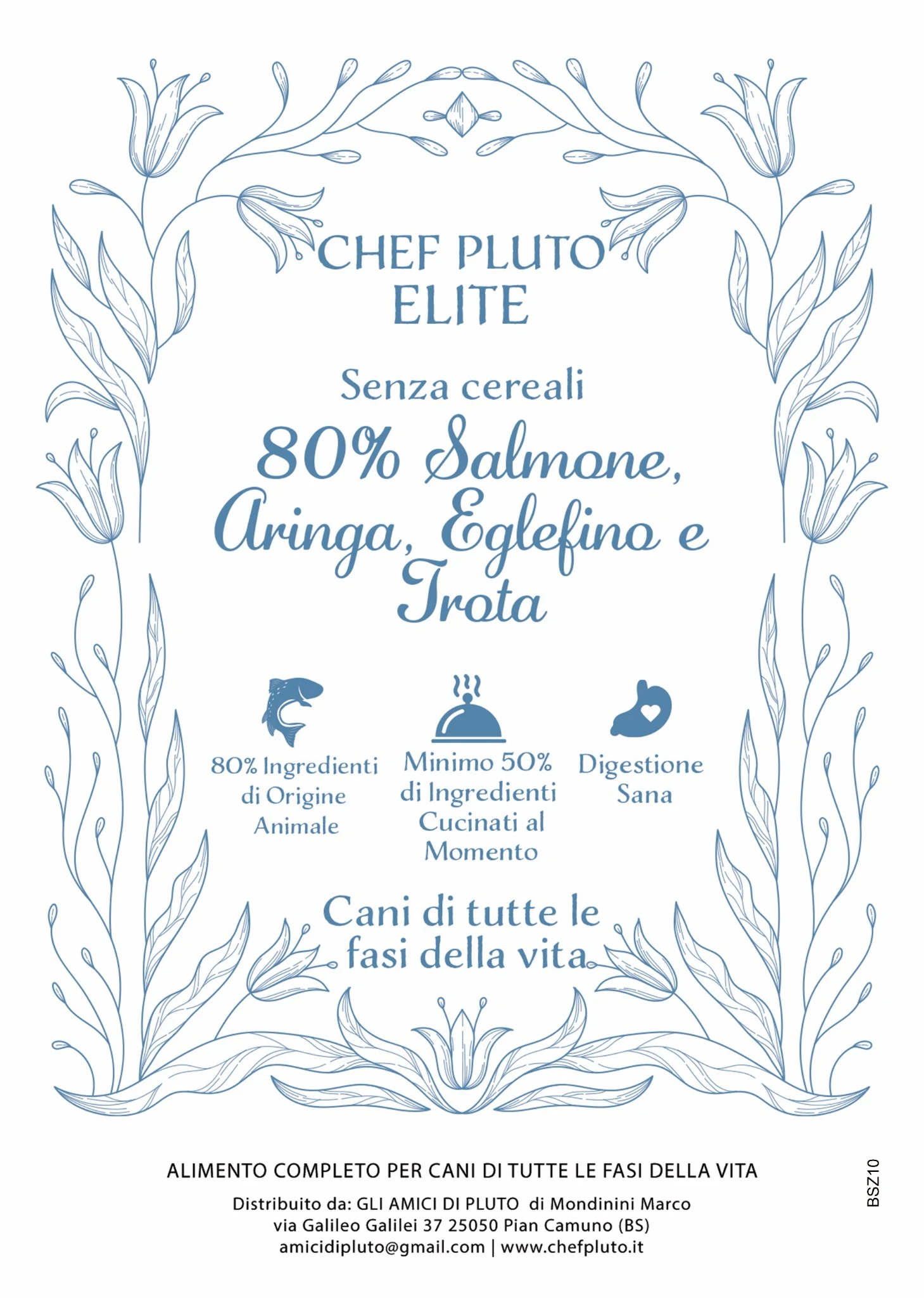 Chef Pluto Elite Salmone, Aringa, Eglefino e Trota