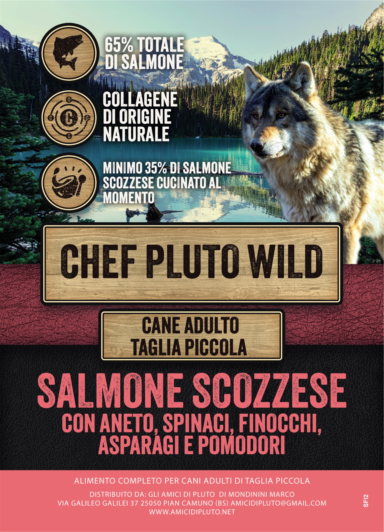 Chef Pluto Wild Salmone Scozzese – Cane Adulto Taglia Piccola