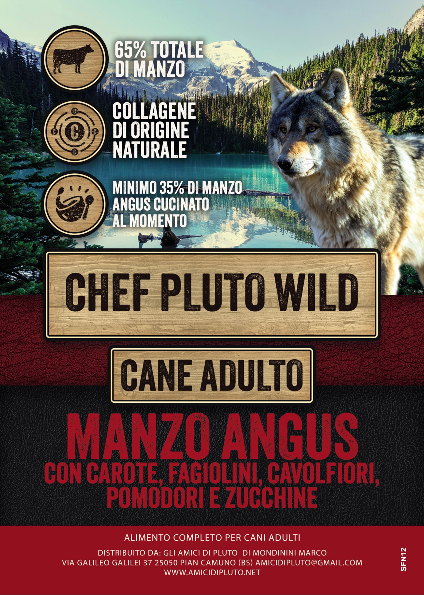 Chef Pluto Wild Manzo Angus – Cane Adulto