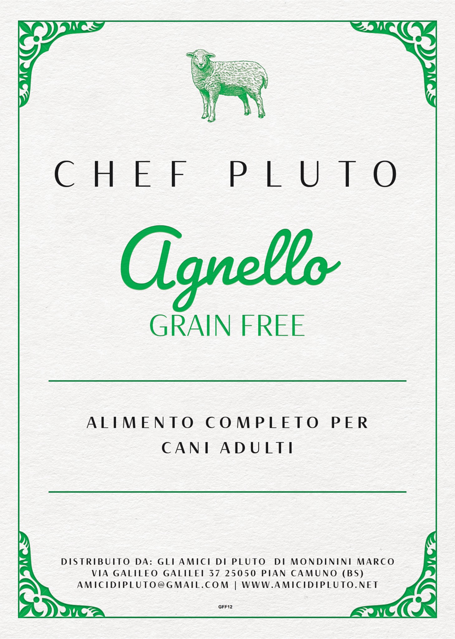 Agnello Grain Free Adulto