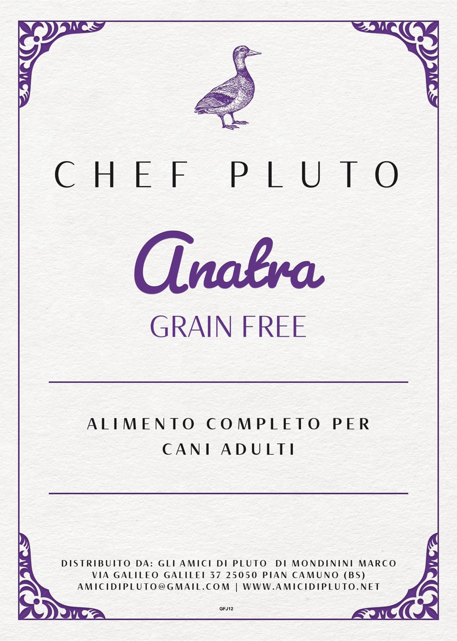 Anatra Grain Free Taglia Piccola - Anatra grain free con patate dolci e agrumi.
