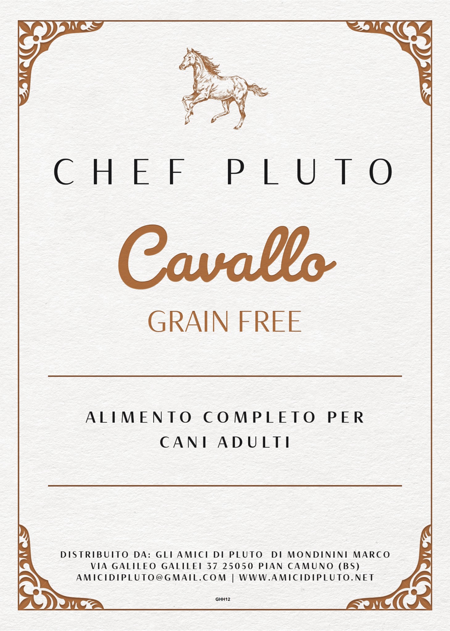 Cavallo Grain Free - Cavallo grain free con patate dolci e frutti selezionati.
