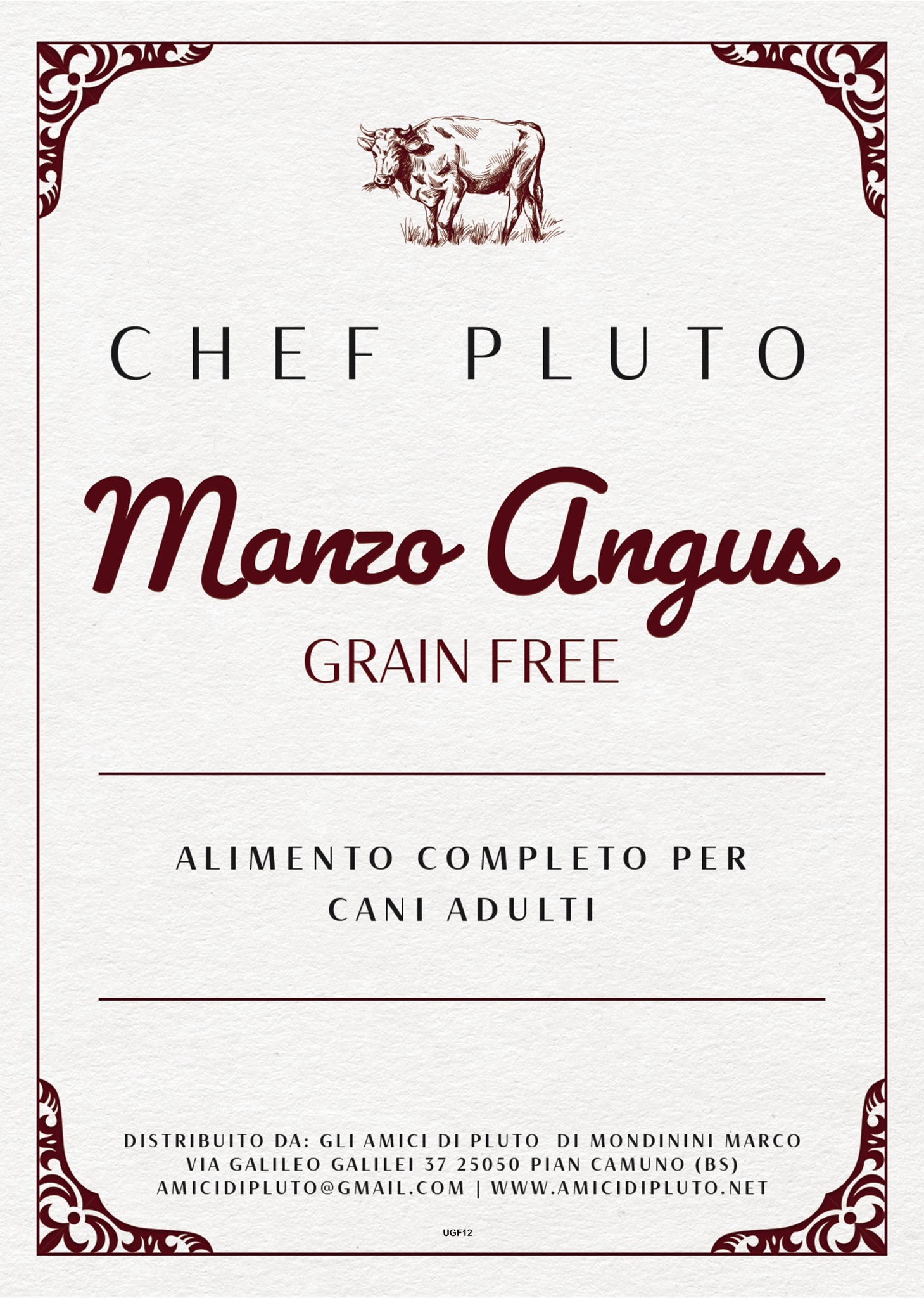Manzo Angus Grain Free - Manzo Angus grain free con patate dolci e verdure.