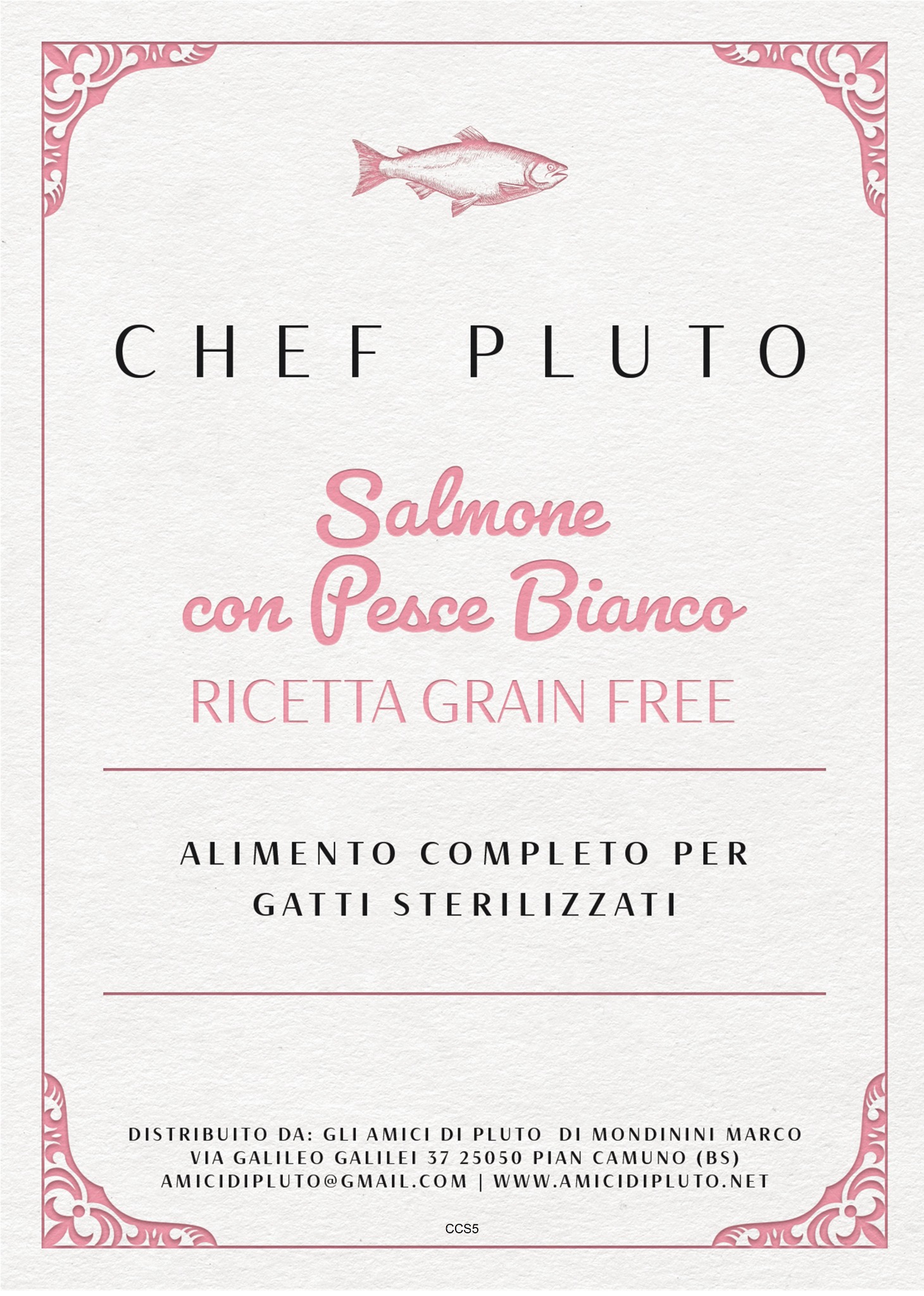 Salmone con Pesce Bianco – Gatto adulto sterilizzato
